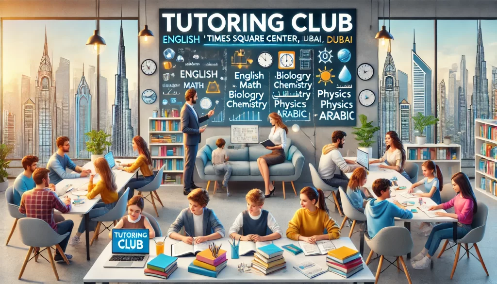 tutoring club of Times Square provides English, math, sciences tutoring services