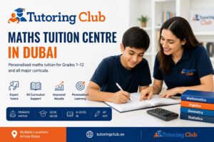 Student studying mathematics at Tutoring Club maths tuition centre in Dubai