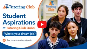 Students sharing their aspirations at Tutoring Club Dubai